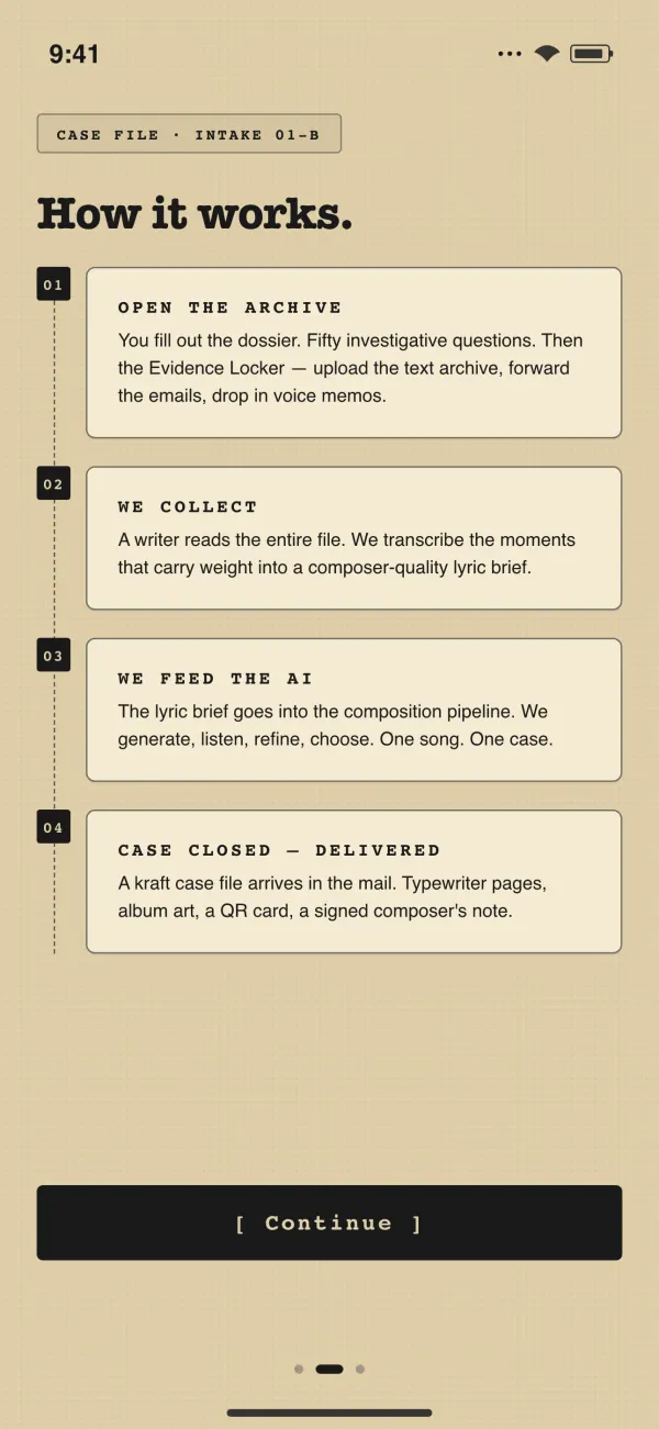Onboarding — how it works